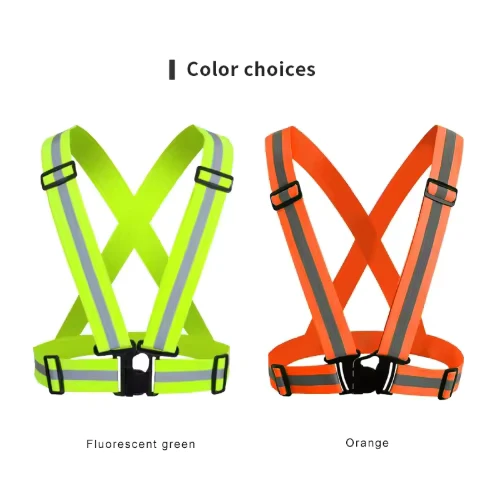 Orange High Visibility Breathable Reflective Safety Vest for Traffic Control
