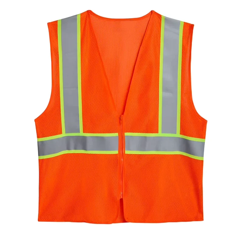 Orange-High-Visibility-Reflective-Construction-Safety-Vest-with-Custom-Logo