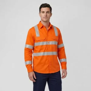 Originals VIC Rail Hi Vis Vented Taped Long Sleeve Shirt