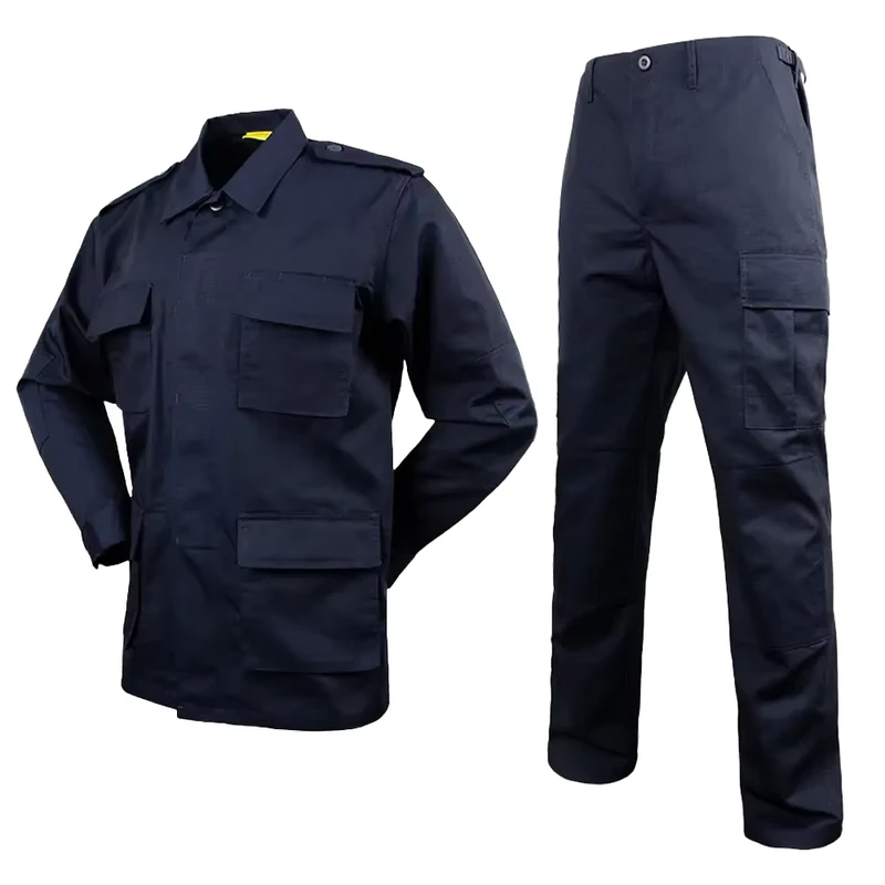 Outdoor BDU Shirts and Pants Camouflage Working Clothing Suit Instructor Training Camo Security Tactical Combat Uniforms for Men