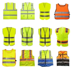 Outdoor Hi Vis Men’s Custom Work Vest Simple Style Adult Sleeveless Durable Functional Yellow Range Safety Officer Vest for Men