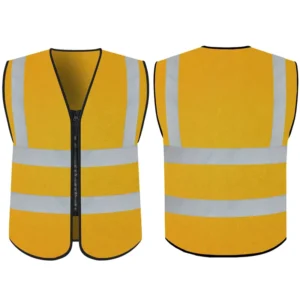 Outdoor High Visibility ANSI Class 1 Waterproof Multi Color Reflective Safety Vest Polyester Security Construction