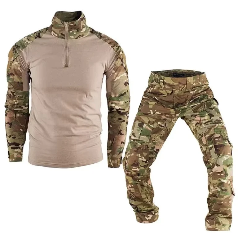 Outdoor-Hunting-Camping-Quick-Dry-Camo-Green-Black-Tactical-Uniform-Suits-Tactical-Suit-Frog-Uniform-Set-with-Custom-Logo