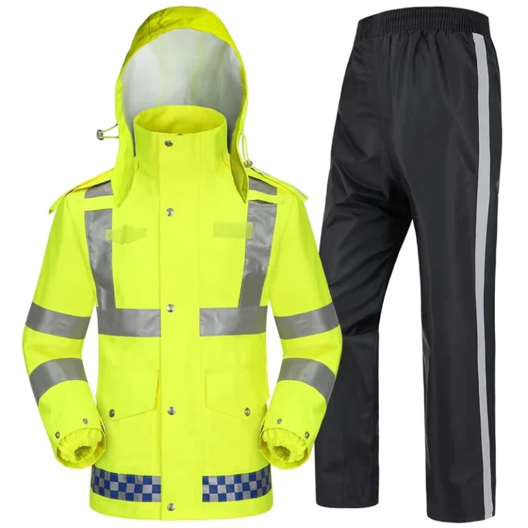 Outdoor-Riding-Split-Raincoat-Rain-Pants-Suit-Waterproof-and-Reflective-Raincoat-Hi-Vis-Workwear-Safety-Jacket-and-Pant