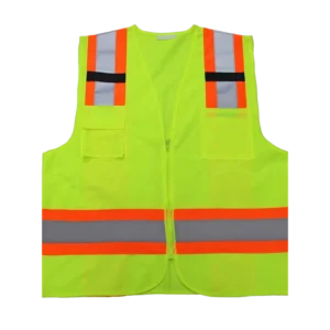 Outdoor Safety Vest High Visibility ANSI Class 2 Waterproof Reflective Lightweight Apparel