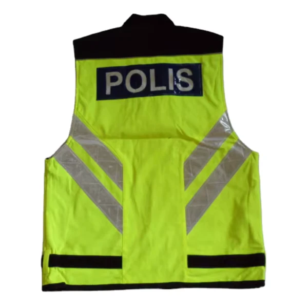 Outdoor Security Guard High Visibility Strip Safety Reflective Jacket