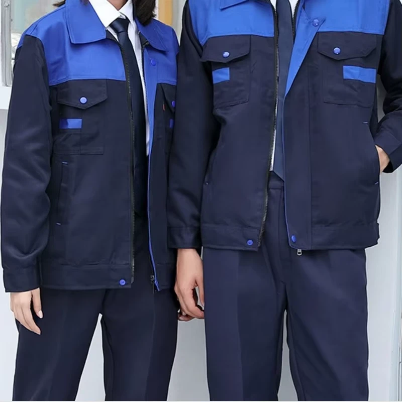 Outdoor Winter Heavy Duty Work Jacket Mechanic Garage Car Wash Working Uniform Reflective Safety Long Sleeve Suit