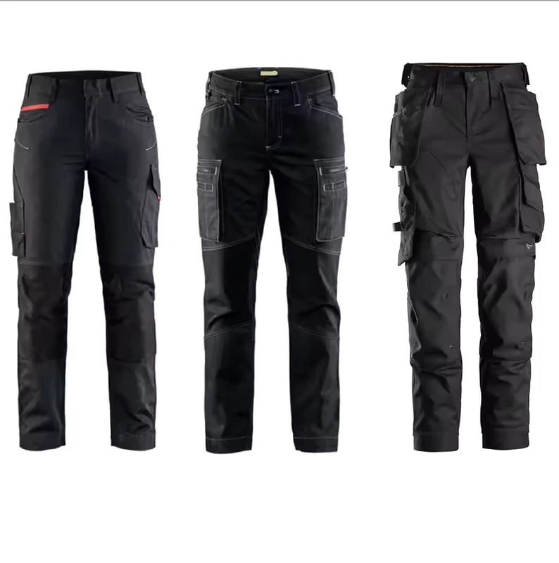 Overalls Workwear Work Suits FR Firefighter Factory Worker Durable Work Uniform Cargo Pants Men