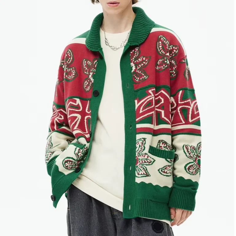 Oversize-Lapel-Jacquard-Knitted-Cardigan-for-Men-Custom-Cardigan-Sweater-Men-Custom-logo-Coatcustom-Knit-Sweater-Streetwear