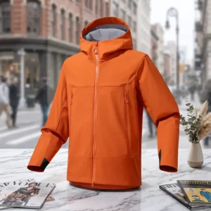 Oversized Unisex Mountain Style Jacket Trendy Casual Commuter Coat Waterproof Workwear Outerwear for Couples