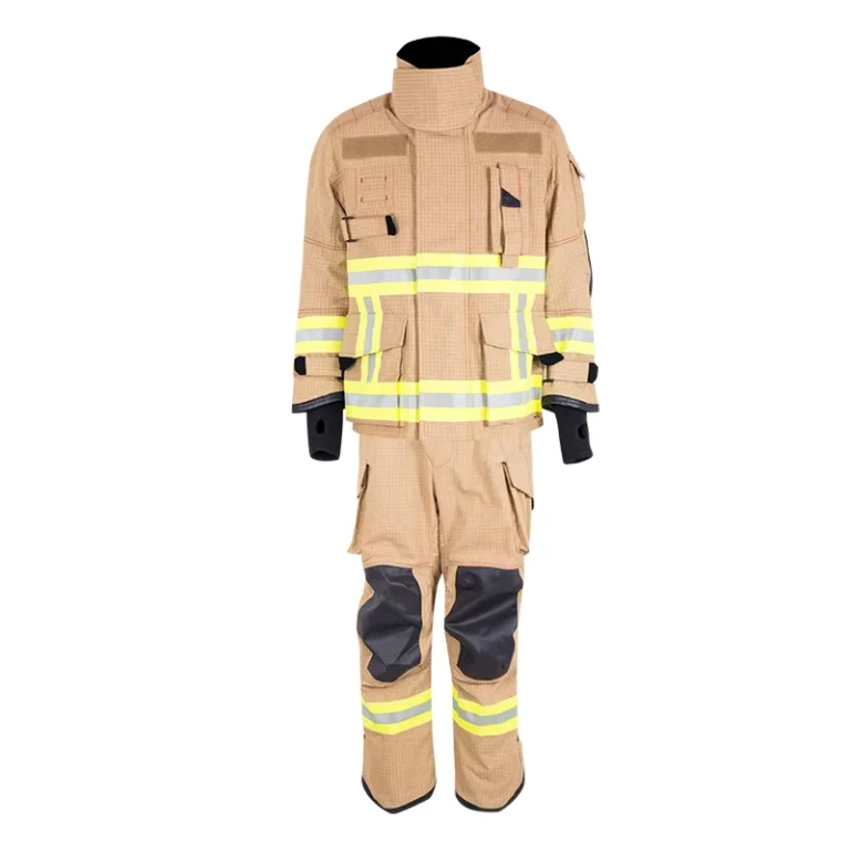 PBI-Flame-Resistant-Firefighter-Turnout-Gear-for-Industrial-Rescue