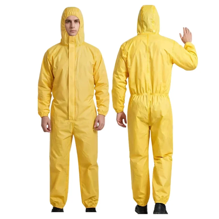 PE-Material-Hazardous-Chemical-Protective-Waterproof-Disposable-Coveralls-Type-3B-4B