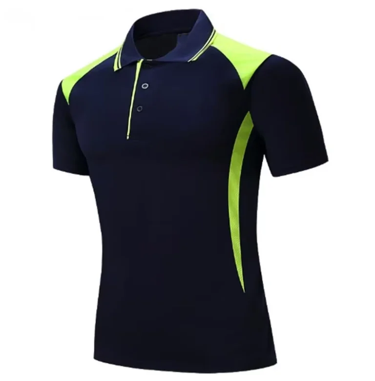PL073-Custom-Logo-100-Polyester-Two-Color-Men-School-Working-Uniform-Polo-T-Shirts-Summer-Slim-Fit-Work-Wear-Mens-Polo-Shirt