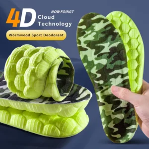 PU Sports Insoles U-Shape Foot Protection Breathable Cushioning Insoles