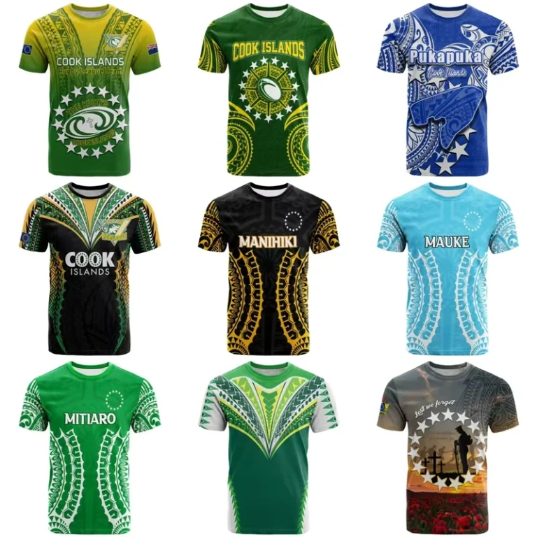 PURE-Customized-Cook-Islands-Rugby-Training-Shirts-Polynesian-Casual-Mens-Golf-T-Shirt-Mesh-Round-Neck-Sport-Mens-T-Shirts