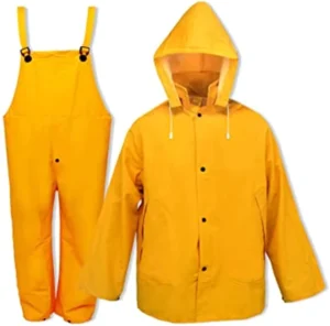 PVC/Polyester Industrial Work Rain Gear and Raincoat