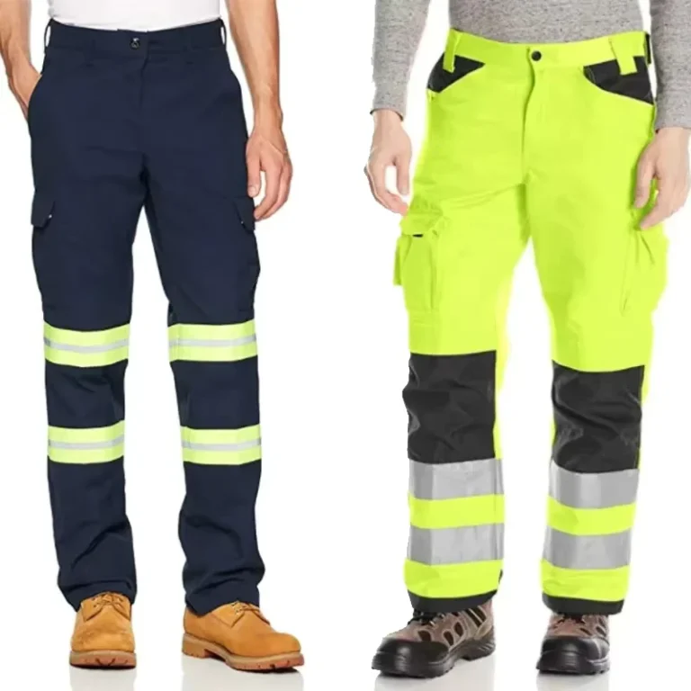 Pantalones-Cargo-Reflectantes-Safety-Hi-Vis-Trousers-EN-20471-Reflective-Strips-Construction-Work-Shipping-Pants-Jeans-Size-34