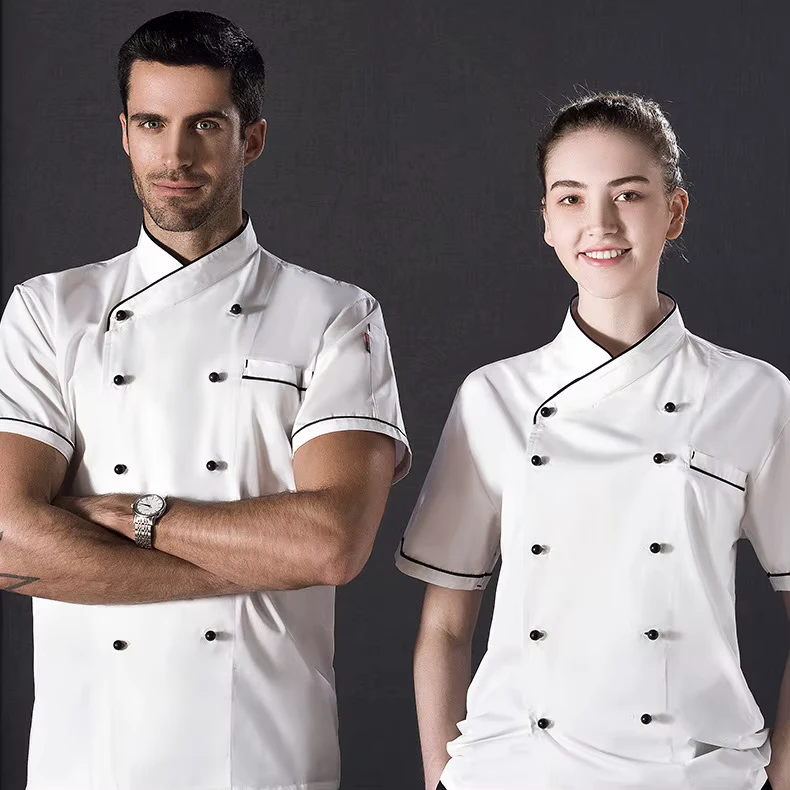Pastry Japanese Restaurant Uniformes Des Chef Uniform Kitchen Uniform Men'S Chef Jacket Men Hotel Uniform Chaquetas De Chef Coat