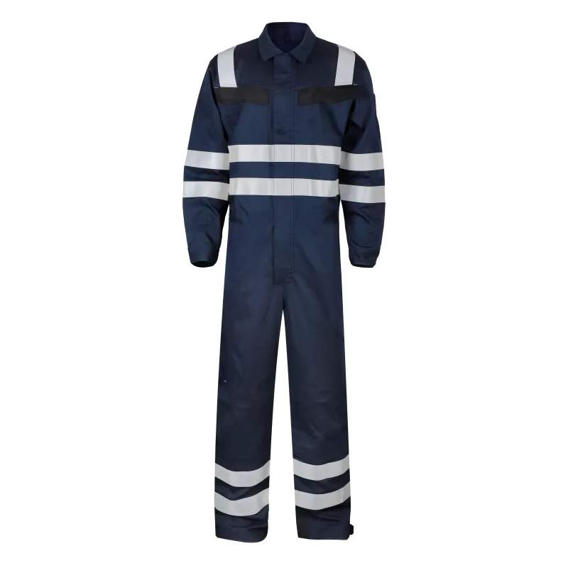 Permanent Flame Retardant Modacrylic Reflective Boiler Suit Arc Flash Coveralls for Construction and Mining Anti Fire Coverall