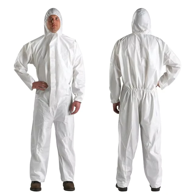 Personal-Protective-Equipment-Coveralls-Dust-protection-Disposable-Spunbond-Ppe-Suite-60gsm