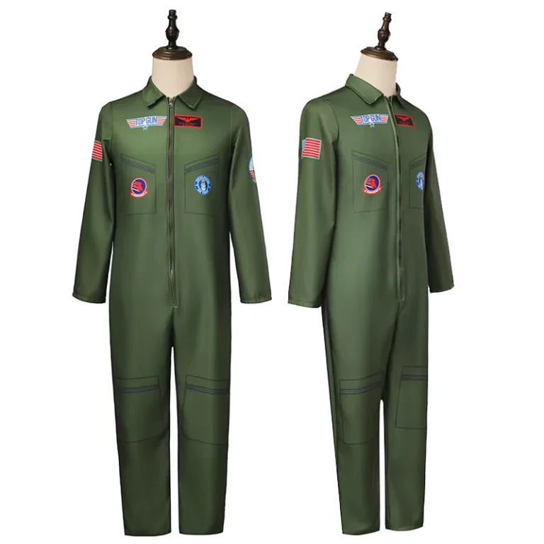 Pilot-Halloween-Polyester-Uniform-Party-Performance-Stage-Costume