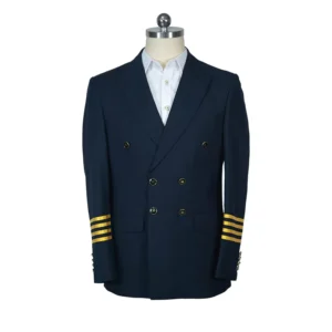 Pilot Uniform with Thermal Adaptive Lining for Cockpit Use