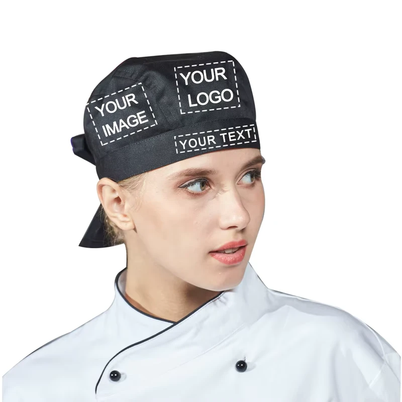 Pirate Hat Chef Waiter Hat Hotel Restaurant Canteen Bakery Cooking Caps Cooker hat