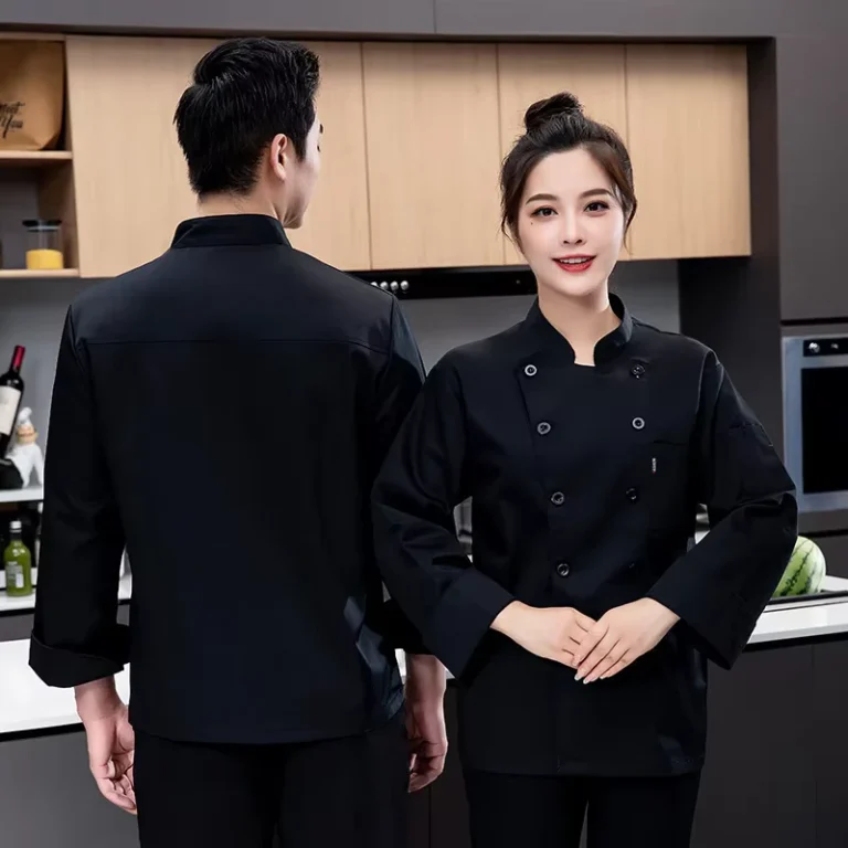 Pizza-Coat-Manufacturer-Lightweight-Hotel-Restaurant-Bar-Cotton-Kitchen-Chef-Jacket-Uniform