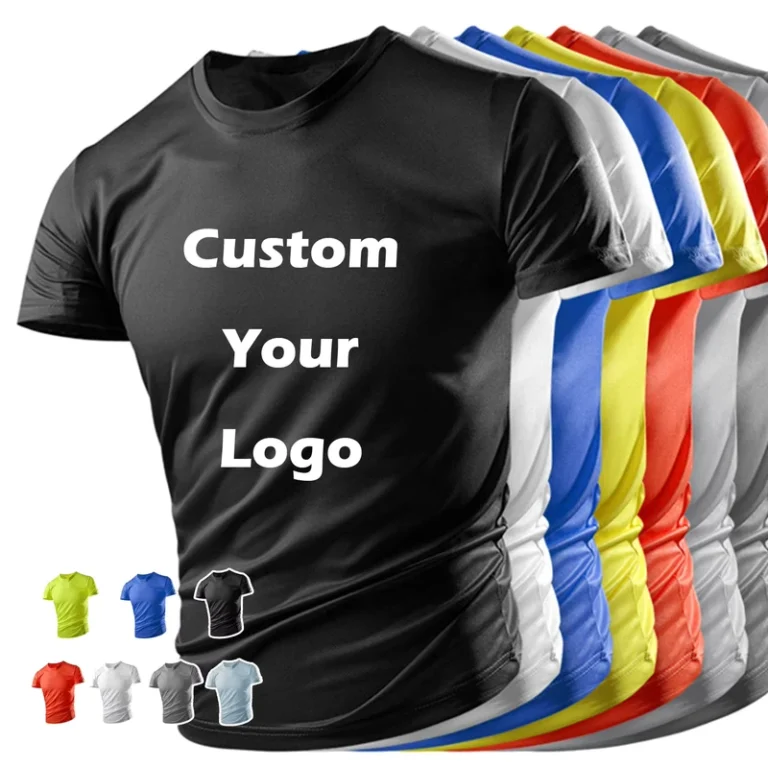 Plain-Mens-T-Shirt-Polyester-Tee-Quick-Dry-Fit-Tshirt-Custom-Sublimation-Transfer-Print-Logo-Unisex-Gym-Sports-T-shirts-For-Men