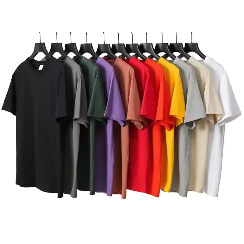 Plus Size Classic Neck Short Sleeve 100% Cotton White Silk Screen Printed Blank Eco Friendly Unisex Sport T Shirt for