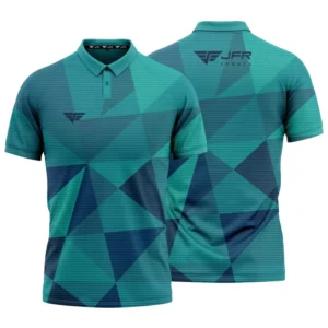 Plus Size Men’s Custom Logo Sport Polo Shirt Breathable Anti-Wrinkle with Custom Sublimation for Sports Wear