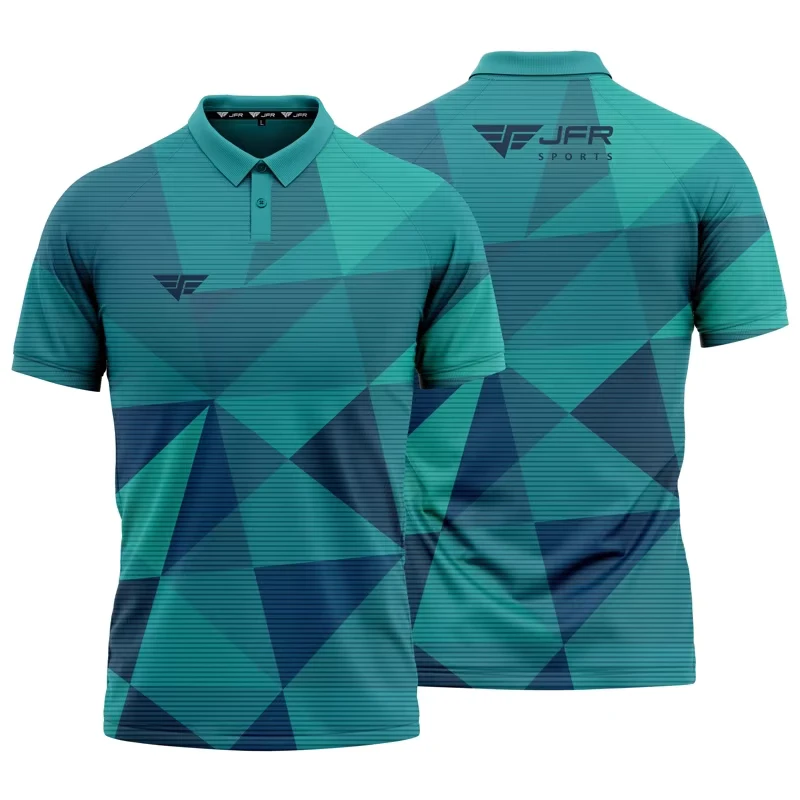 Plus Size Men's Custom Logo Sport Polo Shirt Breathable Anti-Wrinkle with Custom Sublimation for Sports Wear