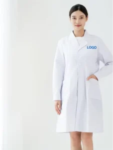 Plus Size Women’s Medical Workwear Long and Short Sleeve Nurse Scrubs Disposable or Reusable Isolation Gown Hospital Lab Coat