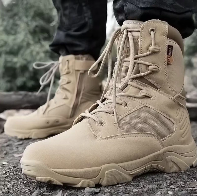 Plus size Delta High top Boots Tactical Training Shoes Hiking and Outdoor Desert Boots