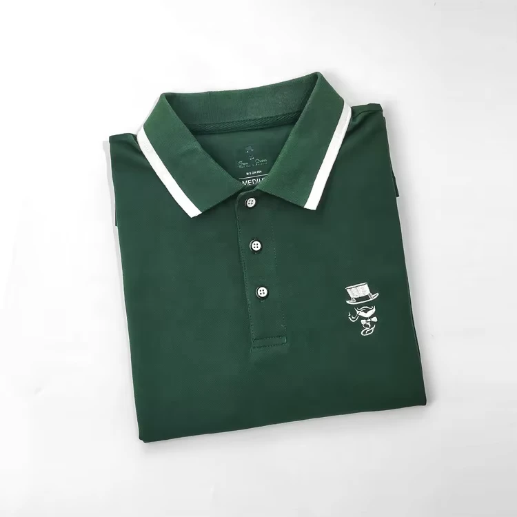 Polo Neck Golf Men 100% Cotton Thick Polo T shirt