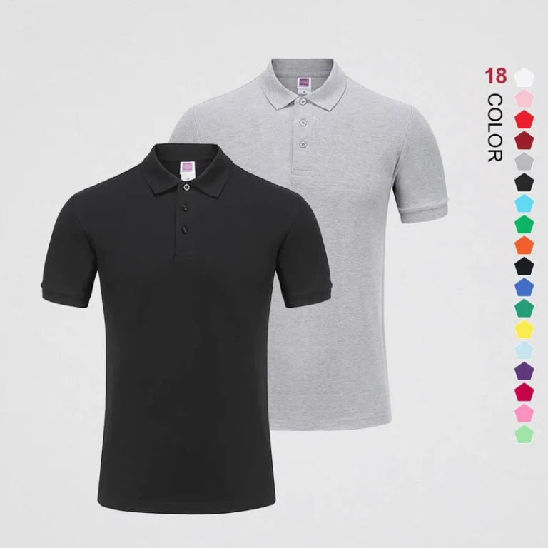 Polo-Shirts-for-Men-220GSM-100-Cotton-Plain-Short-Sleeve-Slim-Fit-Custom-Embroidery-Logo-Casual-Tshirt