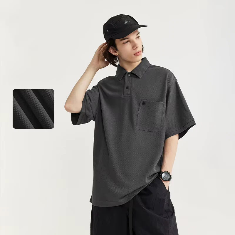 Polo T Shirts Mens Short Sleeve Stylish Casual Office Uniform Company Shirts Blank Custom Print Logo Tee