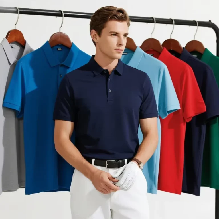 Polyester-4-Way-Stretch-Designers-Blank-Plain-Golf-Polo-Shirt-Company-Work-Uniform-Custom-Logo-Lapel-Polo-Shirts-Men