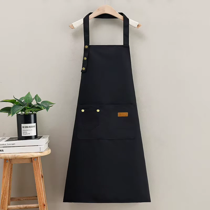 Polyester Adjustable Neck Apron Kitchen BBQ Restaurant Salon Bib