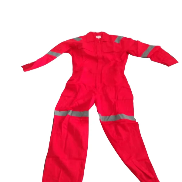 Polyester-And-Cotton-Reflective-Flame-Retardant-Coverall
