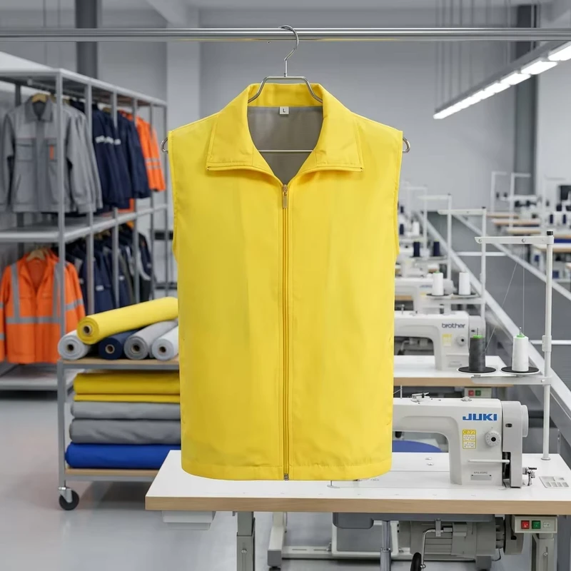 Polyester Construction Site Workwear with Heat-Transfer Printing