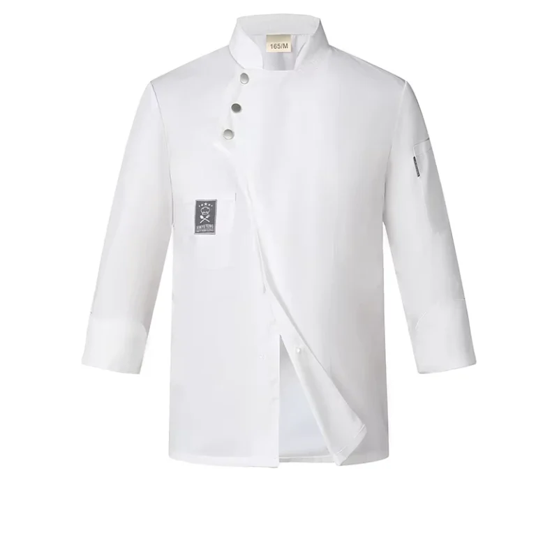 Polyester-Cotton-Restaurant-Kitchen-Catering-Chef-Jacket