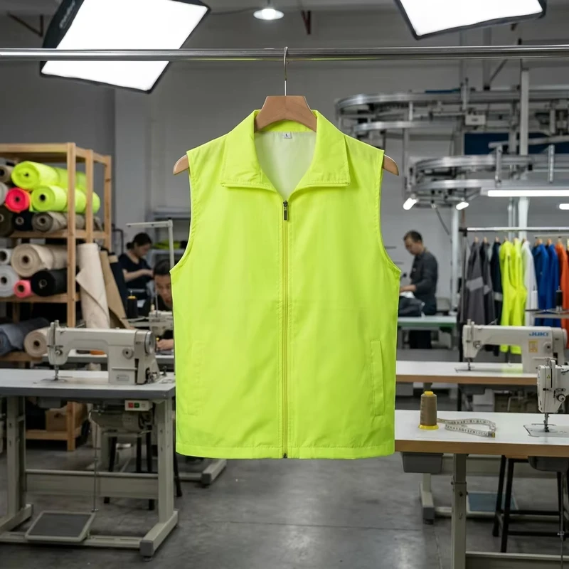 Polyester Factory Work Clothes for Construction Site with Heat-Transfer Printing In Stock Items