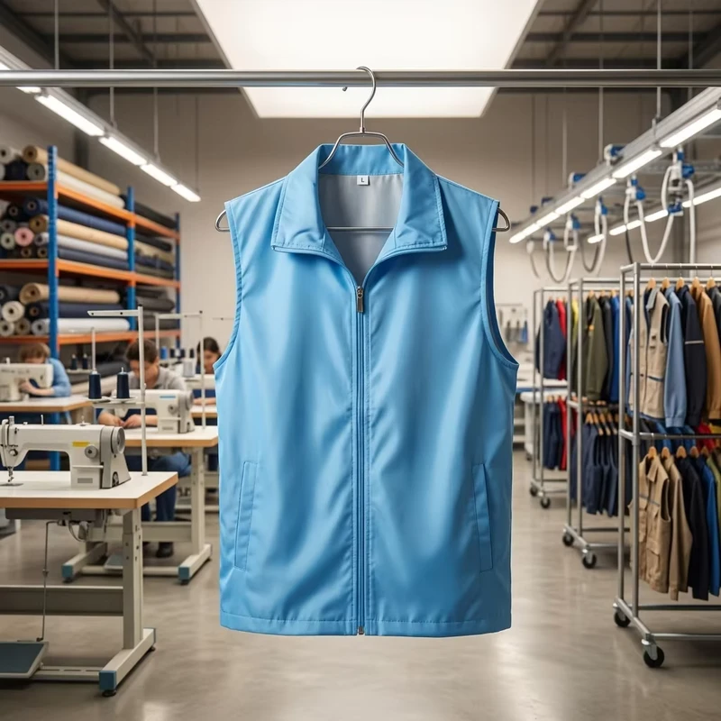 Polyester Factory Work Clothes for Construction Site with Heat Transfer Printing In Stock Items