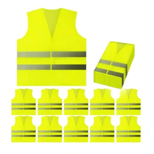 Polyester Hi Vis Reflective Safety Vest EN20471 CE Certified Traffic Security Construction Work Vest Custom Logo OEM ODM