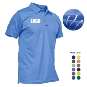 Polyester Sports Polo Shirts Custom Short Sleeve Work Polo Shirts Fashion Custom Logo Mens Summer Polo T Shirt