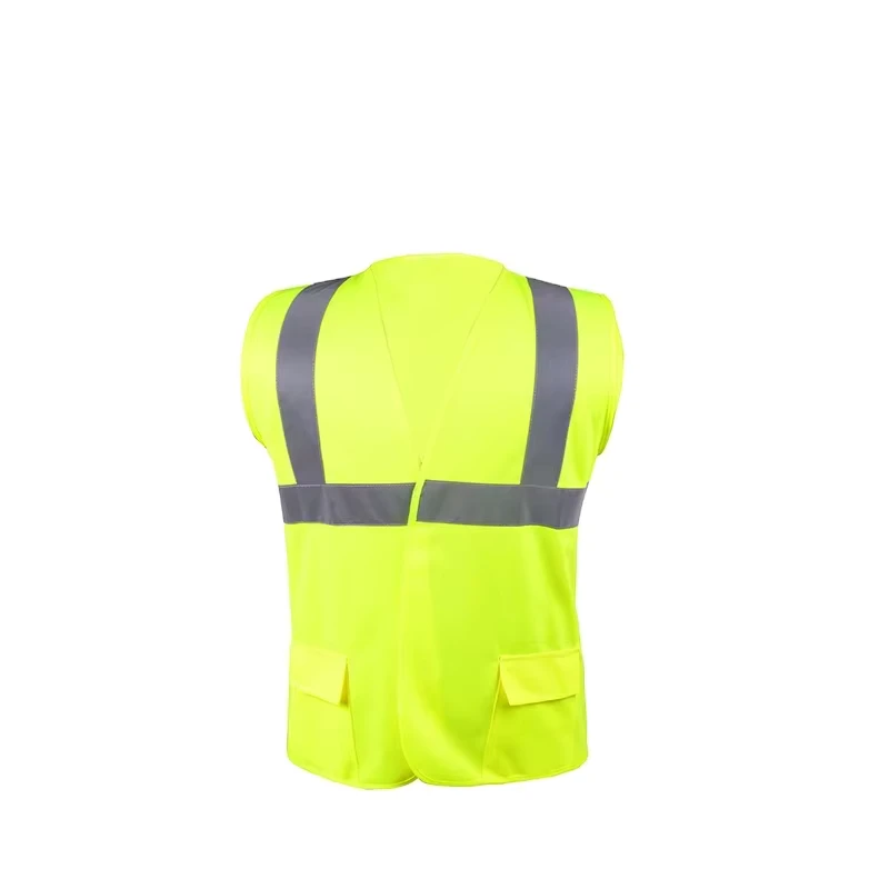 Polyester Summer Hi Vis Short-Sleeve Breathable Safety Vest