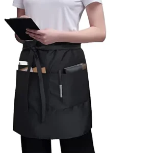 Polyester Waist Tie Server Apron Bistro Apron for Restaurant Cafe Work