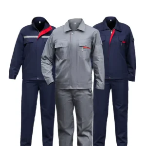 Polyester and Cotton Factory Work Uniform Durable Safety Working Clothes for Labor Workers Custom Logo Size