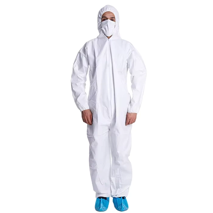 Polypropylene-Coverall-with-Waterproof-Microporous-Dustproof-Purification-Fabric-Isolated-Clothing-Hood-Suit-Overalls-for-Men